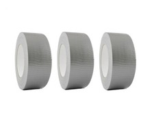 3 Rolls Silver Duct Tape 2" x 60 yd Utility Grade Duct Tape Free Shipping