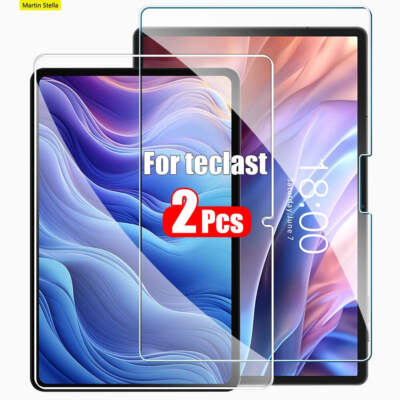 2PCS Tempered Glass Screen Protector for Teclast T50 Pro T65 Max T60 M50 Pro HD