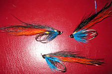 3 V Fly Size 7 Ultimate Alta Ranger Suhrlander Salar Double Salmon Flies 