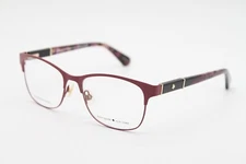 NEW KATE SPADE NEW YORK BENEDETTA 7BL BURGUNDY PURPLE AUTHENTIC EYEGLASSES 51-16