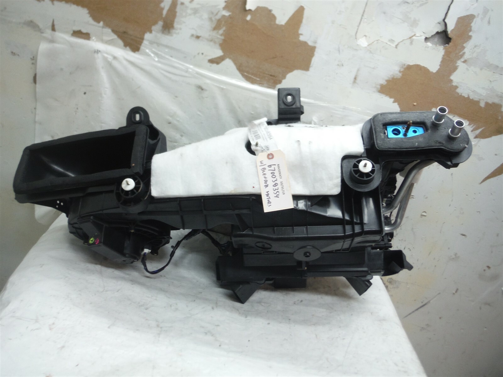 2017-2019 MASERATI GHIBLI S Q4 A/C VENTING DUCT SYSTEM W ACTUATORS OEM 670038354