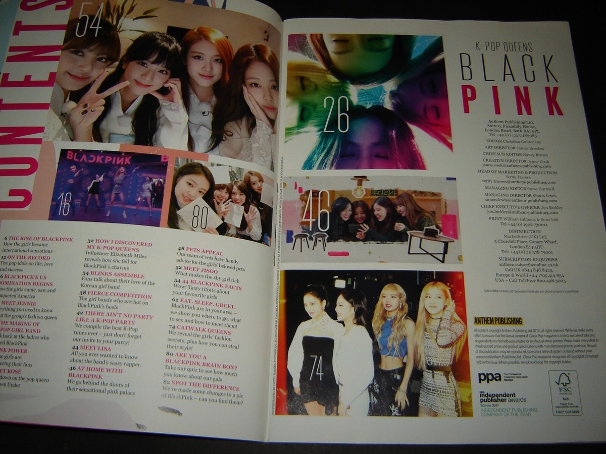 Black Pink Issue 1 - 2019 K-Pop Queens Get Their Look-Girls Black Pink Issue 1 - 2019 K-Pop Queens Get Their Look-Girls