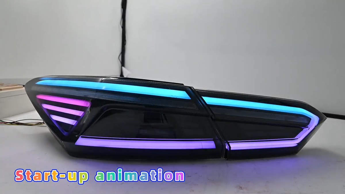 RGB LED Tail Lights for Toyota Camry SE LE XSE XLE TRD 2018-2024