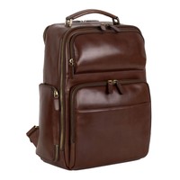 Leonhard Heyden Cambridge Rucksack Leder 42Cm Laptopfach #LHD-905275 (Rotbraun)