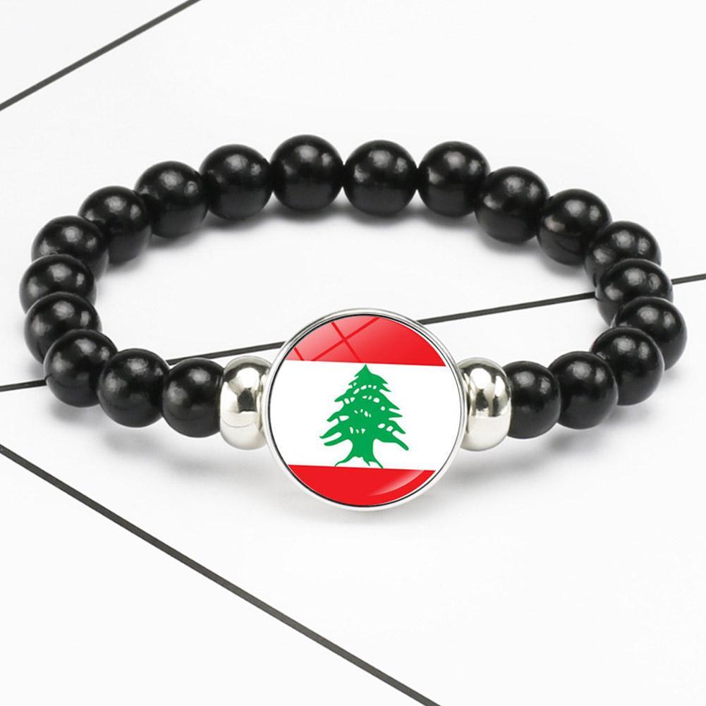 Lebanese Flag Bracelet Adjustable Bracelet Unisex All Ages