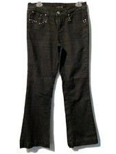 Cache Dark Blue Jeans Women Ringestones Size 6