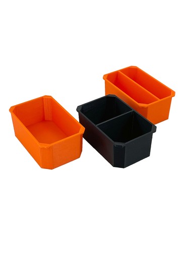 Ridgid 2.0 Pro Gear Small Parts Organizer Box Compatible Small Nesting Bins - Picture 3 of 23