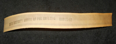 1980 Ford F150 F250 F350 ? Truck NOS BROWN-GOLD LH ROOF PANEL REAR STRIPE DECAL