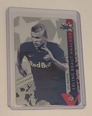 UCL MASTER Karte Nr.113 ROOKIE RC Erling HAALAND Salzburg Topps Crystal 2019 2020