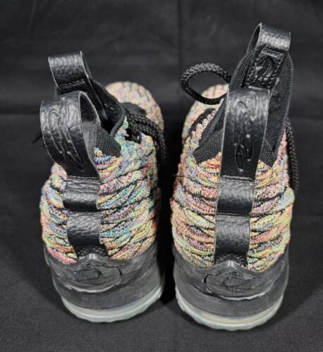 Nike Lebron James 15 Shoes 922811-901 Four Horseman Fruity Pebbles Youth Size 4Y - Picture 2 of 3