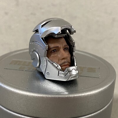 TT-15L: Mugen Toys Tony Stark Helmet Head for 7'' ZD Toys Ironman MK2