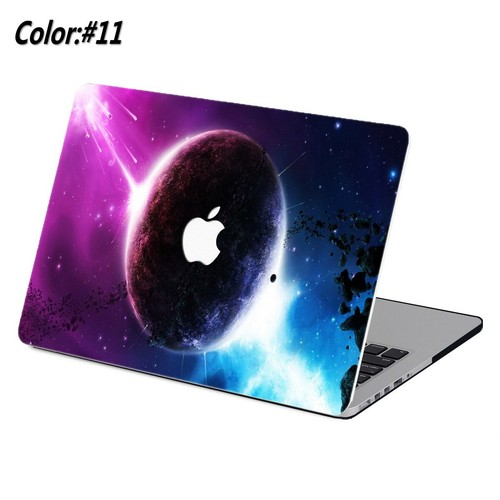 Sky Galaxy Pattern Painted Rubberized Hard Case KB Cover For New Macbook Pro Air - Picture 21 of 34