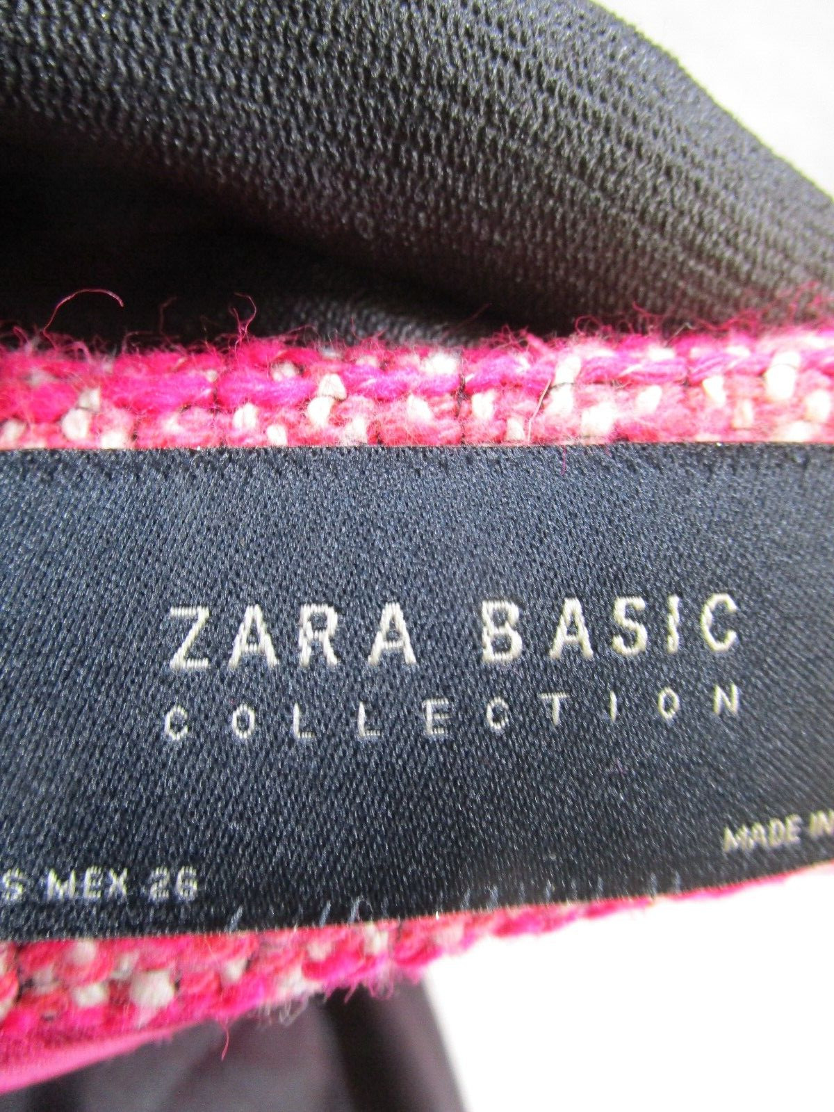 Zara Basic Jacket Womens Small Pink Overcoat - image 3
