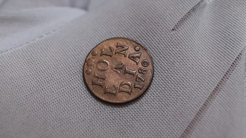 🧠🇳🇱 NETHERLANDS HOLLAND DUIT 1780 SHARP DETAILS B49 #2979 - Video 1 of 1