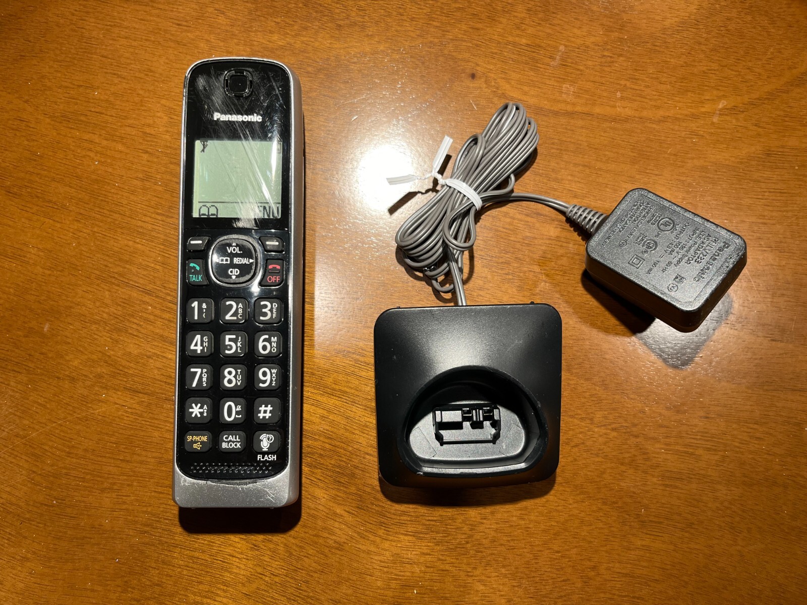 Panasonic KXTGFA61 Cordless Phone Handset With Base For KXTGF670 No