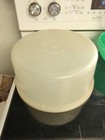 Vintage Tupperware Round Cake Cookie Carrier 256-4 Large Tupper Seal 224-11 Lid — photo 3