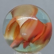 Vintage Vitro Cat's Eye Marble .87 Inch Near-Mint Condition Combined Shipping