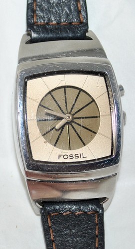 Fossil Women's Big Tic Square Stainless 