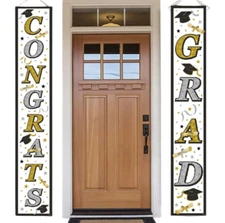 Graduation Porch Banners for Home,Businesses and Schools.