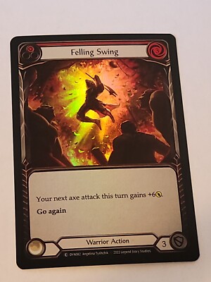 Felling Swing foil (Red) Dynasty NM Flesh And Blood | eBay