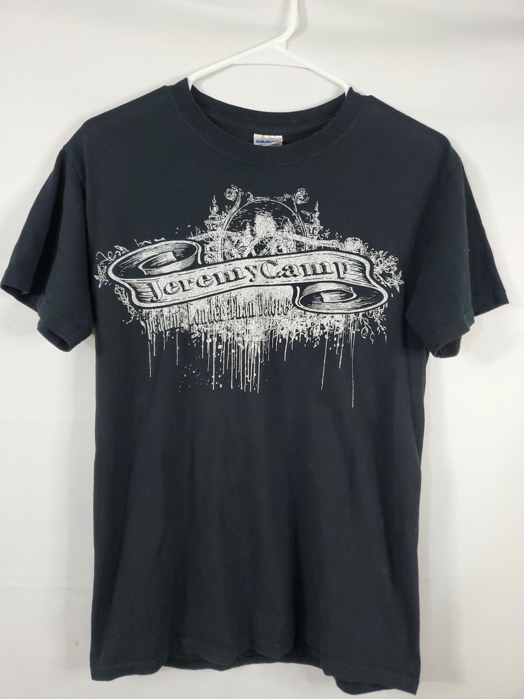 Jeremy Camp T-Shirt Men's Size Small Bible Quote Double Sided Christian Music