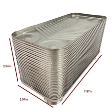 30-Plate Water to Water Brazed Plate Heat Exchanger