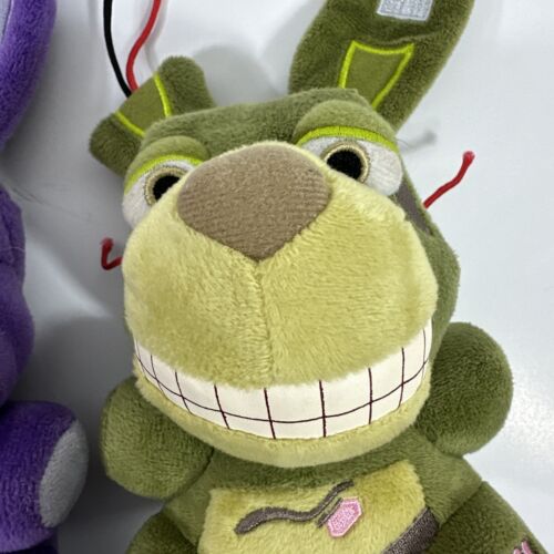 Five Nights At Freddys Plush Lot Of 3 Bonnie Foxy Springtrap 8" Stuffed Animals - Picture 7 of 9
