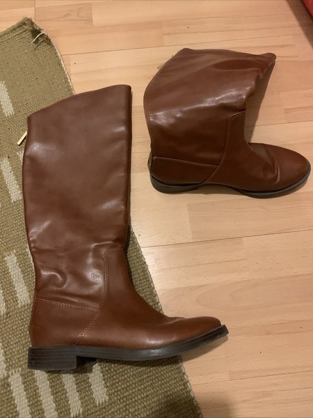 pull and bear knee boots
