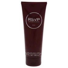 KENNETH COLE RSVP HAIR AND BODY WASH  - 6.7 OZ/200 ML  - NO BOX