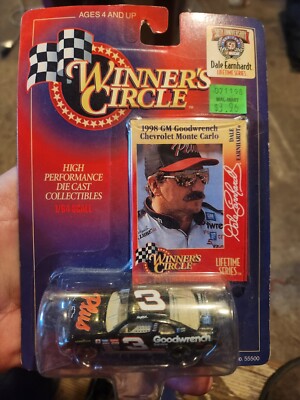 1998 Dale Earnhardt Winners Circle 50th Anniversary Nascar Lifetime Series 1/64