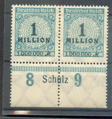 DR-Infla 314DZ Printer Name Schulz** MNH Mint (70677