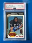 2005 Topps Gene Upshaw  Oakland Raiders Autograph PSA DNA Certified Signed Card