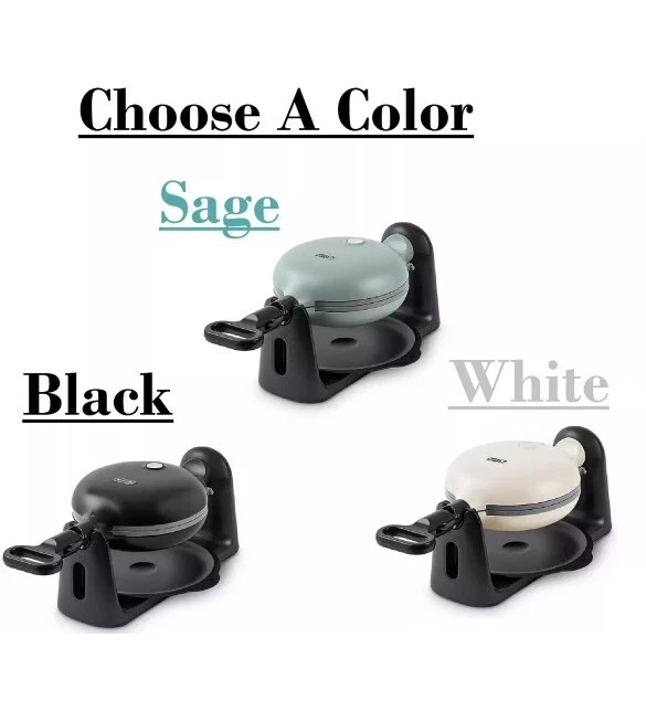 NIB Dash Ceramic Nonstick Flip Belgian Waffle Maker