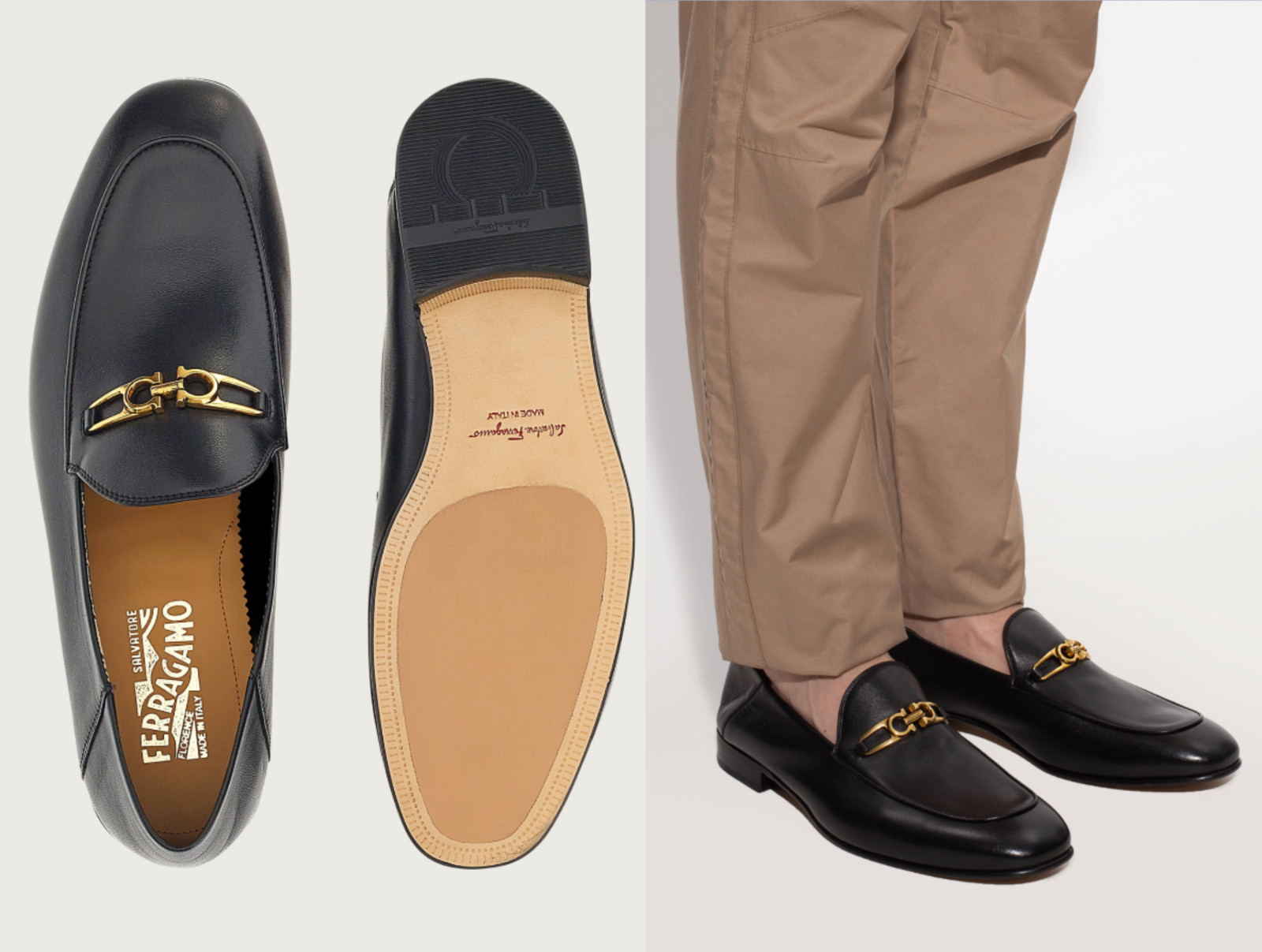 Salvatore Ferragamo Gancini Melbourne Moccasins Slippers Shoes Sneakers Loafer