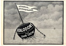 Kalodont antiseptische Zahn-Creme Historische Annonce 1913