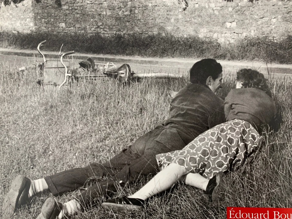 EDOUARD BOUBAT, 'ENVIRONS DE PARIS 1952' RARO AUTÉNTICO 1990 IMPRESIÓN DE FOTO ARTÍSTICA Foto 2 de 4