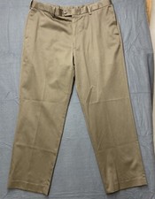 Perry Ellis Portfolio Pleated Dress Pants Simply Taupe beige Men  s 36 x 30