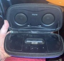IHome Portable Speaker and Docking Station - Model IH 29BB -not Tested