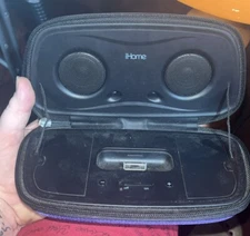 IHome Portable Speaker and Docking Station - Model IH 29BB -not Tested