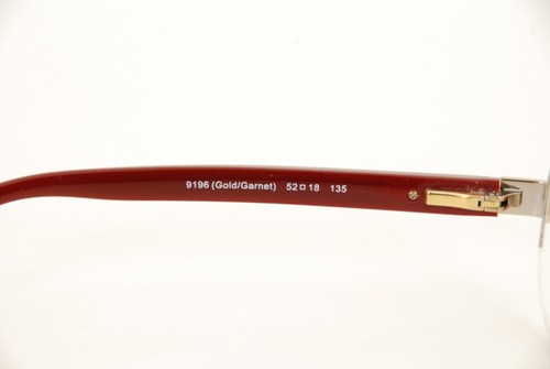 New Authentic Coach Kacey 5059 9196 Gold Garnet 52mm Frames Glasses - Picture 3 of 7