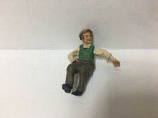 Modellino treno scala G Just Plain Folk # 1093 * uomo seduto guardando a sinistra *NUOVO