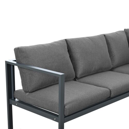 Sitzgruppe Lounge Gartenmöbel Set Gartengarnitur Ecksofa Couchtisch Terrasse - Bild 8 von 11