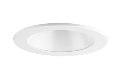Progress Lighting 4'' PAR20 Satin White Open Shower Recessed Trim for 4'' Housing