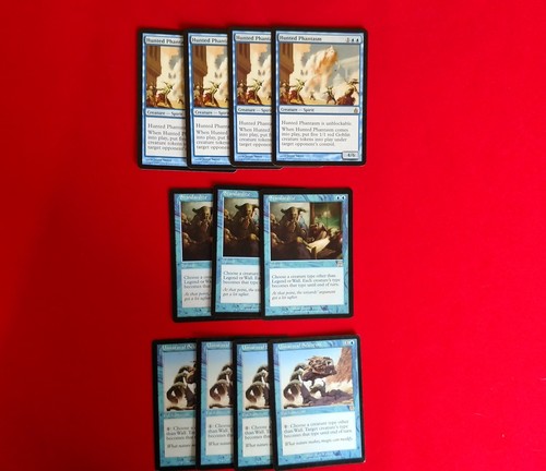 MTG Casual Blue White Slayer Control Deck Hunted Adept w/Deck Box and Sleeves - Picture 2 of 8