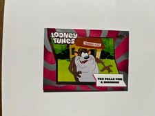 2024 Fleer Retro Looney Tunes Skybox Trading Card 73 TAZ FALLS FOR A DISGUISE
