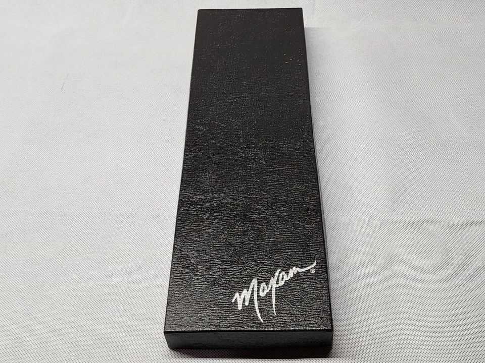 Vintage MAXAM STEEL Carving & Chef Knife Set - Orig. Box, Wood Handles FULL TANG - Image 3 of 4