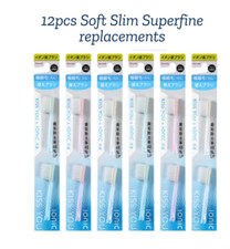 Kiss You Ionic Superfine Soft Slim toothbrush replacement heads 12pcs