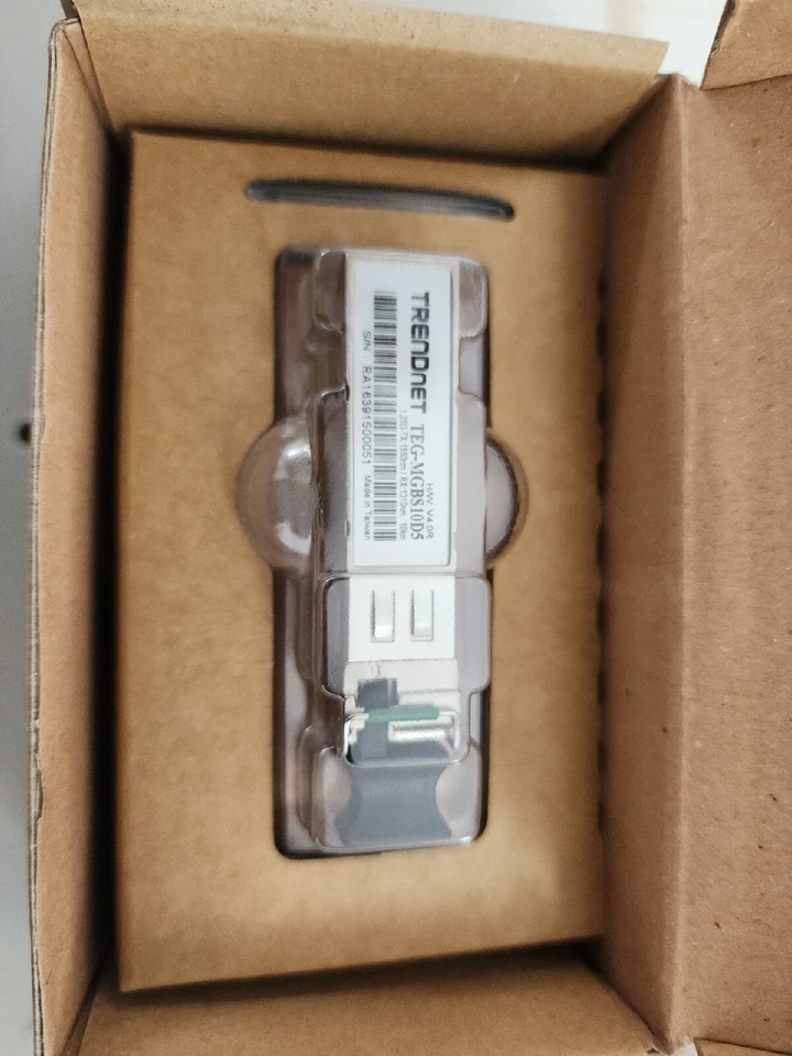 TRENDnet TEG-MGBS10D5 Compatible 1000BASE-BX BiDi SFP 1550/1310nm-RX 10km - 4839 - Image 3 of 3