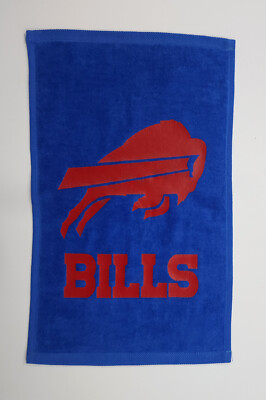 #ad #ad NFL Buffalo Bills 11quot; x 18quot; 100% Cotton Rally Towel Royal Towel Red Vinyl $14.99