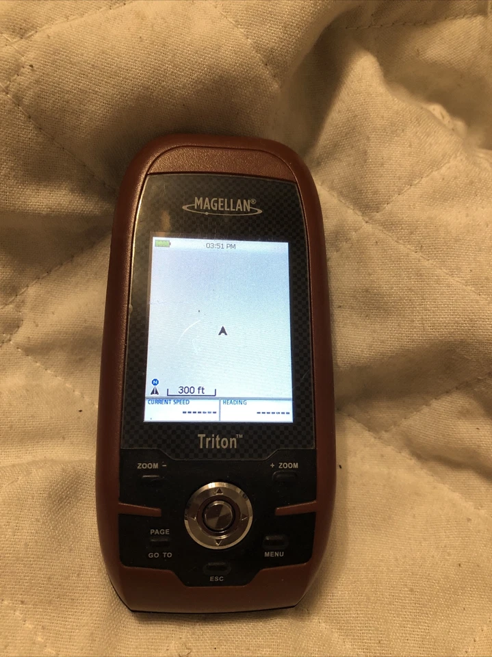 Magellan Triton 300 Handheld GPS Unit Hiking Fishing Camping Compass Golfing - Image 3 of 4